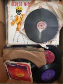 A mixed collection of musical records to include Albums, 78s / 45s to include The george mitchell