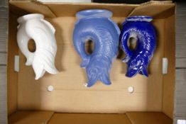 A collection of Wade Guggle Jugs in two sizes, tallest 28cm These were removed from the archives