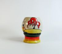 Lorna Bailey large The Dingle Porthill pattern vase, Old Ellgreave backstamp, height 18.5cm