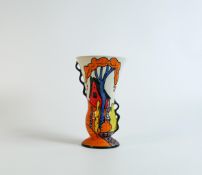 Lorna Bailey large Chetwynd patterned vase, Old Ellgreave backstamp, height 20.5cm
