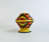 Lorna Bailey Showtime vase, Ellgreave backstamp, height 16.5cm