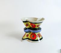 Lorna Bailey large Back to Back Collect It vase, limited edition, Old Ellgreave backstamp, height