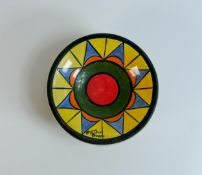 Lorna Bailey Pharaoh patterned mini comport, ,llgreave backstamp, diameter 16.5cm