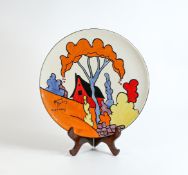 Lorna Bailey Chetwynd pattern large charger, diameter 33.5cm