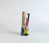 Lorna Bailey large The Dingle Porthill pattern conical jug, Old Ellgreave backstamp, height 26cm