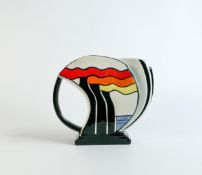 Lorna Bailey large Stoke on Trent pattern jug, Old Ellgreave backstamp, height 16cm