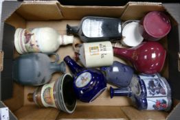A collection of smaller Wade Spirit / Whiskey decanters to include Parkers, Bells Famous Grouse