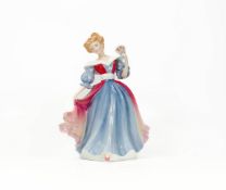 Royal Doulton figure Amy Hn3316, figure of the year 1991, with cert
