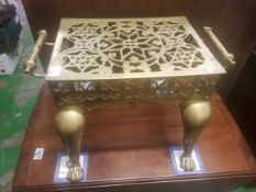 Large brass footman 54cm W x 29cm H