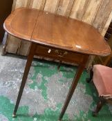 Mahogany inlaid Sutherland Table 76cm H