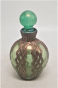 Glasform Irridesant Perfume Bottle 13cm Height