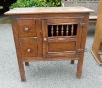 Early 20th century Food Hutch. H:76cm x L:76cm x D:38cm