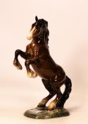 Beswick Rearing Welsh Cob Brown gloss 1014, 1st version
