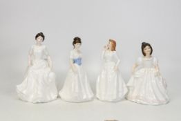 Royal Doulton Boxed Child Figures Harmony Hn4096, Melody Hn4117, Joy Hn3875 & Amanda Hn3635(4)