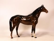Large Beswick Hunter 1734, 2nd Version, Brown Gloss