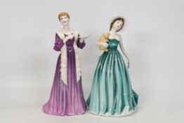 Royal Doulton Lady Figures Elanor Hn4463 & Recital Hn4466 with certs (2)