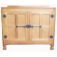 Robert 'Mouseman' Thompson (Kilburn), an English Oak panelled drinks cupboard, with raised - Image 1 of 6