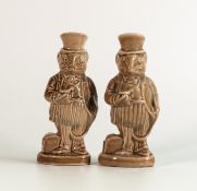 Wade glazed figures of Rats wearing Top Hats, height 13cm. These were removed from the archives of