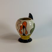 Lorna Bailey House & Path pattern vase, Old Ellgreave Backstamp, height 17cm