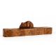 Oak ornament, a single piece of oak with carved 'Mouseman' motif. Measures 14.5cm long. - Image 2 of 6