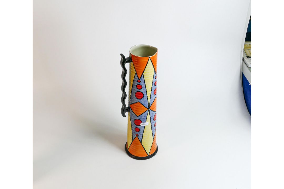 Lorna Bailey large Aztec pattern jug, limited edition, Old Ellgreave backstamp, height 36.5cm - Image 3 of 4
