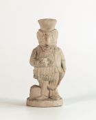 Wade bisque figure of a Rat wearing a Top Hat, height 13cm. This was removed from the archives of