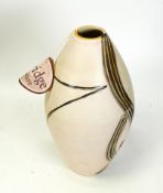 Cobridge Stoneware Trail Vase by Anita Harris , height 22cm