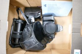 Yashica 230AF Film Camera , AF 35-70mm macro lens & AF 70-210mm Macro lens