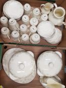 Royal Doulton Lisa Tea Set and Plates- 2 Trays