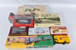 A QUANTITY OF MAINLY BOXED MODERN DIECAST VEHICLES, to include Corgi Classics A.E.C. Mercury Truck &