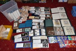 IMPRESSIVE COLLECTION OF ISLE OF MAN STAMPS IN THREE BOXES, we note stamps in mint, used, fdc,