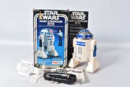 A BOXED PALITOY STAR WARS RADIO CONTROLLED R2-D2, no. 31319, included within the box are the