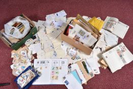 LARGE COLLECTION OF MAINLY GB COVERS IN THREE BOXES, odd mint noted together with cover signed Terry