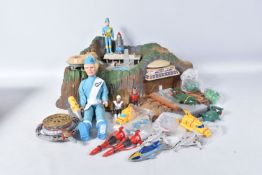 AN UNBOXED MATCHBOX TRACY ISLAND, not tested, take-off ramp has not been assembled, not checked