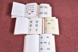 FIVE ALBUMS WITH MINT COMMONWEALTH COLLECTION FROM 1960S-70S, some Mh, some MNH