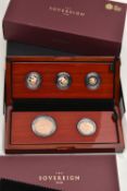 A BOXED ROYAL MINT 'THE SOVEREIGN 2020 FIVE-COIN GOLD PROOF SET'