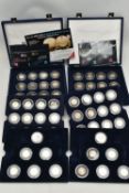 TWO WESTMINSTER BOXED 2012 LONDON ICS SPORT FIFTY PENCE COLLECTION, to include 29 uncirculated coins