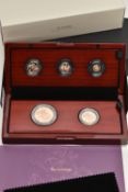 A BOXED ROYAL MINT 'THE SOVEREIGN 2021 FIVE-COIN GOLD PROOF SET'