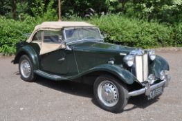 A 1953 MG TD MARK II - OXI 590 - This vehicle was first registered in June 1953. It has an 1275cc