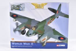 A BOXED LIMITED EDITION CORGI AVIATION ARCHIVE WORLD WAR II BOMBERS ON THE HORIZON DH MOSQUITO B