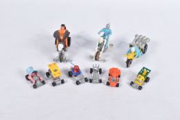 A QUANTITY OF UNBOXED AND ASSORTED MATTEL HOT WHEELS RRRUMBLERS MODELS, Bold Eagle (5947), Roamin'