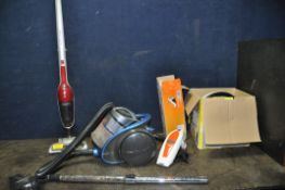 A VAX GATOR HANDHELD VACUUM CLEANER with power supply, a Tesco vacuum cleaner (both PAT pass and
