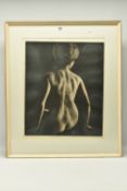 FRANCIS KELLY (1927-2012) 'BACK STUDY', a monochrome artist proof etching depicting a nude female