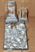 A COLLECTION OF SWAROVSKI ANIMALS, comprising a large Hedgehog, Baby elephant, Mouse (reglued ears