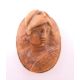 Four antique gold mounted carved stone classical portrait brooches. Three 3.5 cm high, the other 2. - Image 6 of 14