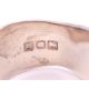 A pair of Kings pattern silver tongs. 14 cm long. 66.4 grammes. - Image 3 of 5