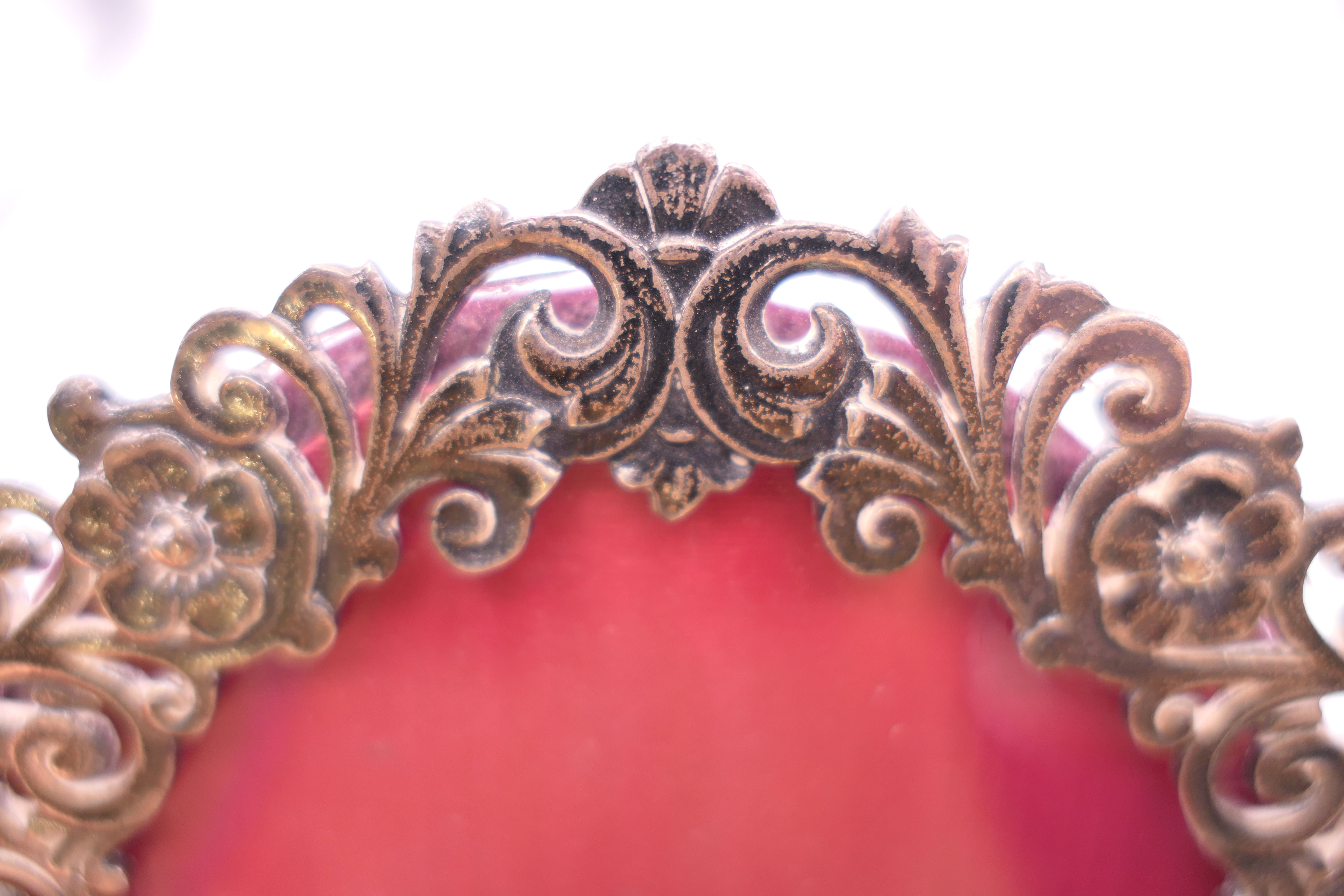 A Victorian silver photograph frame. 17.5 cm high. - Image 6 of 6