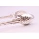 A pair of Kings pattern silver tongs. 14 cm long. 66.4 grammes. - Image 5 of 5