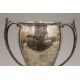 A silver twin handled trophy cup on stand. 24 cm high overall. 366.8 grammes. - Image 3 of 6