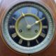 A Victorian inlaid mahogany mantle clock. 35 cm high. - Image 7 of 9